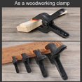 thumbnail image 2 of nipocaio 2 Pieces 6 Inch Photography Backdrop Clips Photography A Clips Woodworking Clamp, Black, 2 of 5