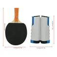thumbnail image 3 of Ensemble de Tennis de Table Portable Filet Télescopique Raquettes Accessoires d'Entraînement, 3 of 8