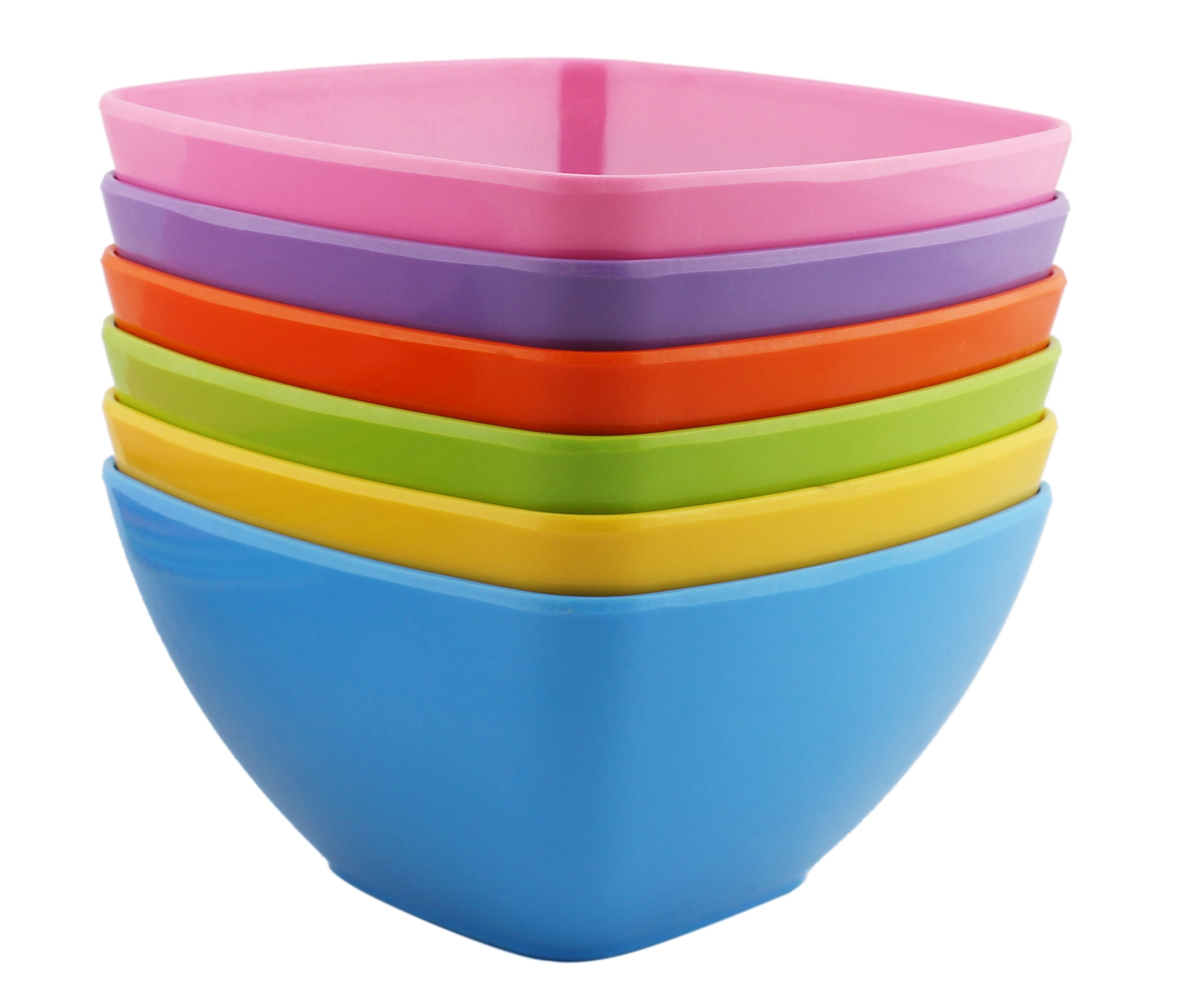 Melange 36Piece 100 Melamine Square Bowl Set (Squares Solid