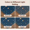 thumbnail image 7 of Design&I 9'x12' Washable Area Rug System Educational Planet Galaxy Chart With Constellation Motif for Dining Room, Basement, Large Office, Snag-Free, 7 of 7