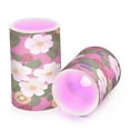 thumbnail image 7 of Yayeee Flameless Candles with Remote Flickering Battery Operated Multi Color Changing, White Flowers, 7 of 7