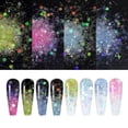thumbnail image 3 of Purpurina holográfica mixta Hexagonal para decoración de uñas, lentejuelas rosas, efecto espejo de polvo, escamas gruesas, accesorios de esmalte de Gel, 3 of 4