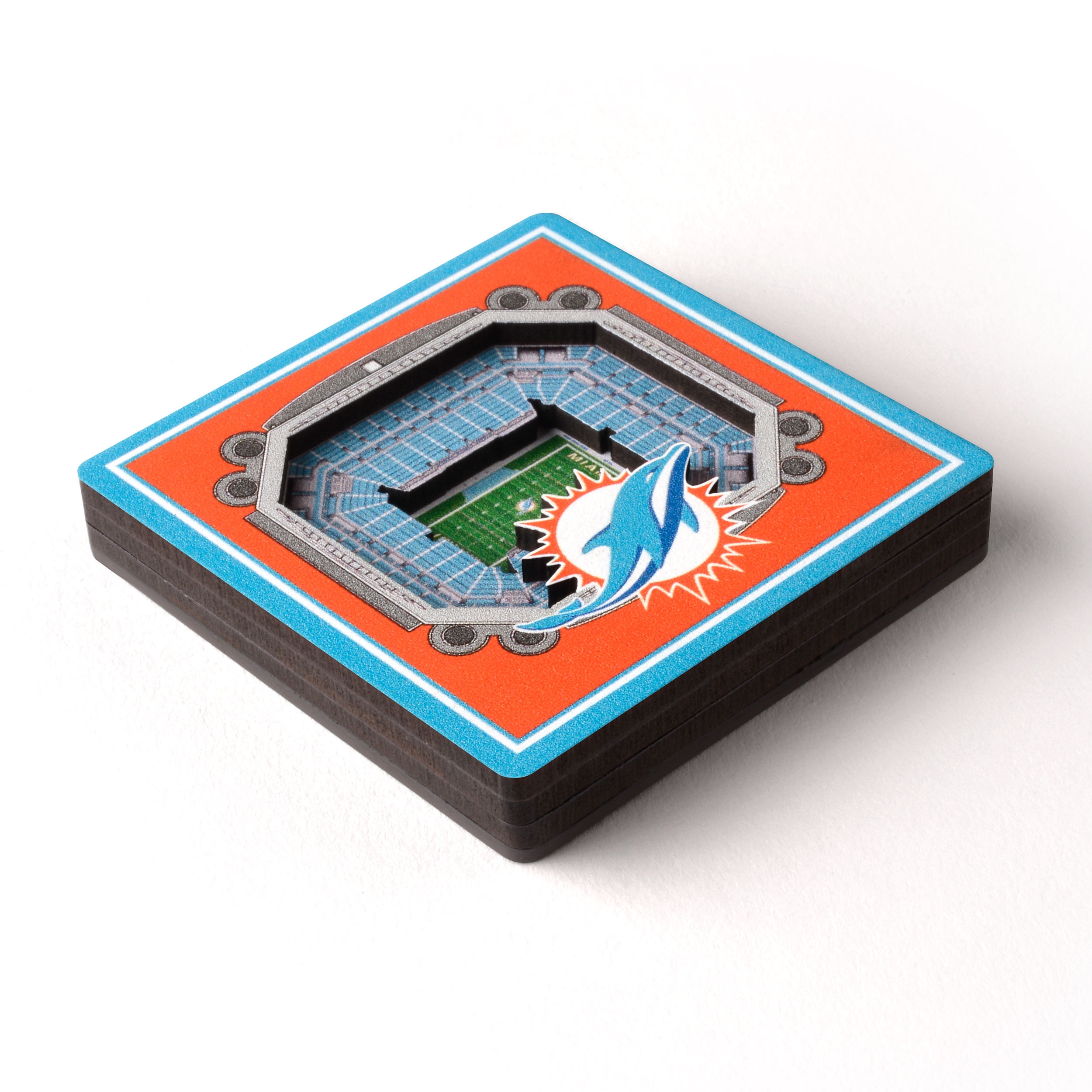 YouTheFan NFL Miami Dolphins 3D StadiumView Magnet