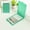 Green, variant on Foldable Clipboard Nursing,A4 File Box,File Test,Nursing Clipboard with Storage,Clip Boards with Storage,High Capacity Storage Clipboard,Nursing Clipboard(Blue 14*10*1in)from ANMUYUM