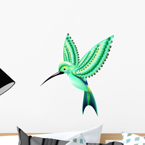 Hummingbirdbirdcolibribirdhummingbirdvector Wall Decal by
