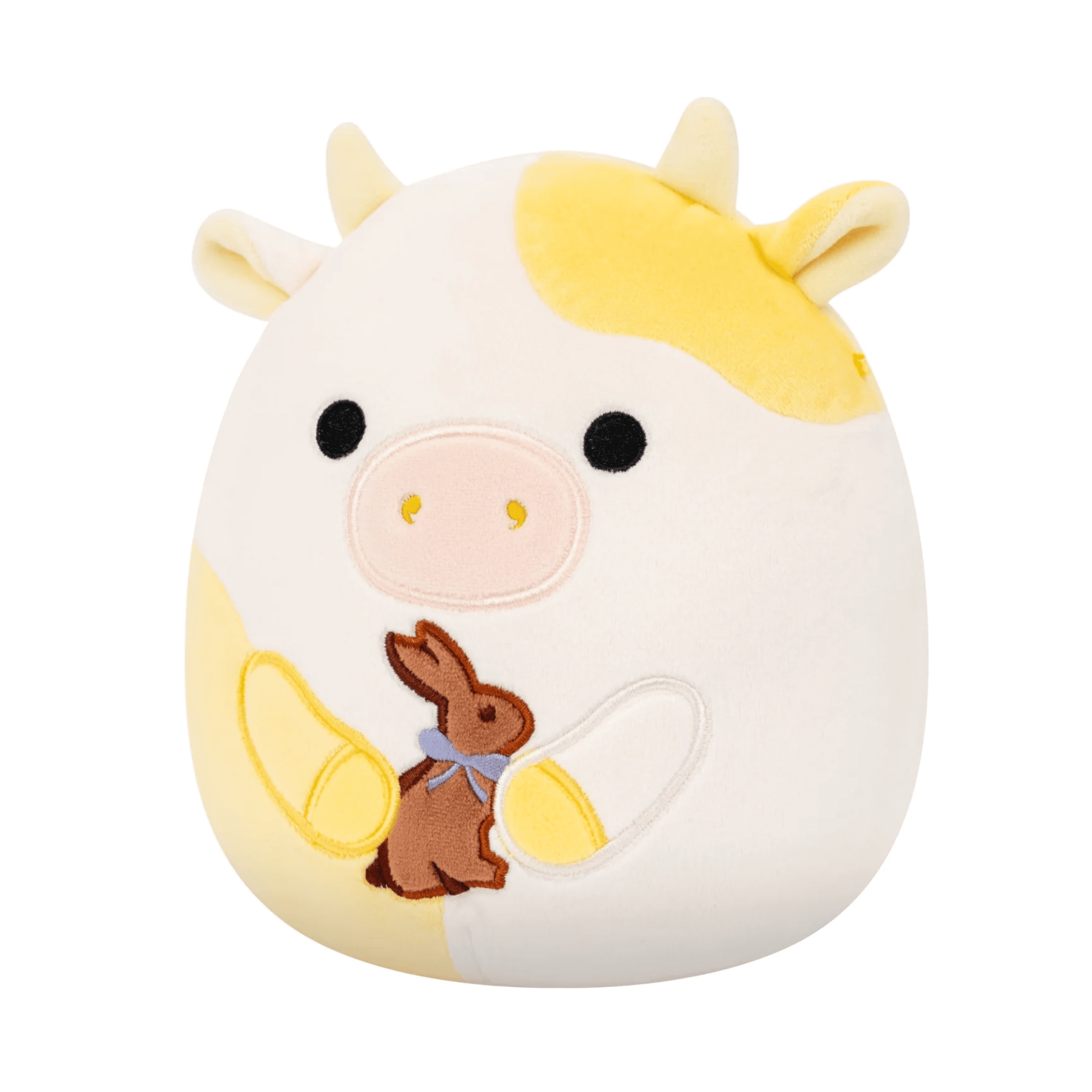 Squishmallows Original 8 Inch Bodie the Yellow Spotted Cow Holding Chocolate Bunny Easter 2026