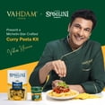 thumbnail image 5 of VAHDAM® Indian Fusion Curry Pasta Kit, Ready-to-Cook, Chef-Curated, Vegetarian (17.8 oz), 5 of 8