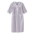 thumbnail image 1 of Chemise de Nuit Adaptative à Dos Ouvert pour Femmes avec Fermeture Éclair devant, 1 of 1