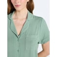 thumbnail image 4 of Joyspun Women’s Sleep Ribbed Modal Notch Top and Shorts Set, 2-Piece, Size XS-XL, 2X-3X, 4 of 5