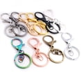 thumbnail image 3 of 5pcs/lot 30mm Key Ring Long 70mm Popular classic 11 Colors Plated lobster clasp key hook chain jewelry making for keychain, 3 of 10