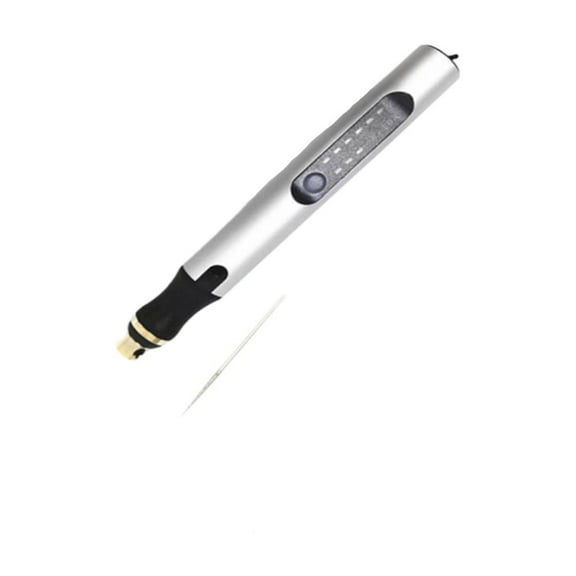 XIXISTARYY Electrical Tools Speed Cordless Drill Pen, Rechargeable DIY Electric Hand Drill With 32 Small Drill Bits, Micro Drill Set For Jewelry Making Wood Stone Plastic Resin Silver