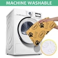 thumbnail image 6 of Paw Prints and Bones Square Tablecloth,Waterproof Square Table Cover,Wipeable Spillproof Washable Table Cover for Home Kitchen Party Decor 52"x52"(132x132cm), 6 of 6