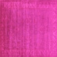 thumbnail image 1 of Ahgly Company Indoor Square Oriental Pink Industrial Area Rugs, 3' Square, 1 of 4