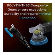 RUPES LHR21V BigFoot Mark V 21mm Random Orbital Polisher with 6 Inch Backing Pad and Polysynthec Gears