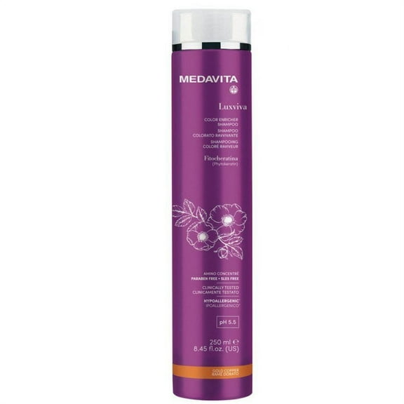 Medavita Luxviva Color Enricher Gold Copper Shampoo 250 ml