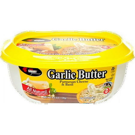Chef Shamy Gourmet ParmesanCheese & Basil Garlic Butter, 4.5 Oz.