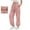 Pink, variant on LSLJS Sweatpants Women Wide Leg Drawstring Waisted Athletic Joggers Baggy Solid Color Casual Work Pants with Pockets, S-2XL