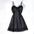 thumbnail image 1 of Ropa interior sexy Pijamas divertidos para el hogar Tentación sexy para mujer Camisón con tirantes de encaje y escote en V, 1 of 4