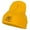 Yellow, variant on Spider Web Embroidered Long Beanie - Black OSFM