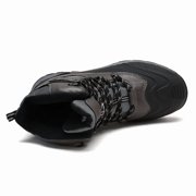 NORTIV 8 Mens Insulated Waterproof Construction Rubber Sole Winter Snow Ski Boots