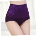 thumbnail image 4 of HONITANO 1Pack Women High Waist Underwear Purple 32in (Length), 4 of 8