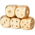 thumbnail image 4 of HUGFEGWE 5pcs Game Dice 6 Sided Dice Set with Storage Box (Rec Box Gold) U2536-26545, 4 of 7