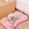 thumbnail image 4 of Colchoneta cálida para mascotas de invierno | Cojín de cama para perros de tela suave | Acogedora almohadilla rectangular liviana | Retención de calor mejorada | Lavable a máquina | Uso de viajes en, 4 of 6