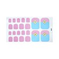 thumbnail image 2 of WREESH Foot Stickers Foot Nail Stickers Waterproof For Female DIY Nail Decoration Art, 2 of 3