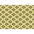 thumbnail image 1 of Ahgly Company Indoor Rectangle Patterned Mustard Yellow Area Rugs, 8' x 10', 1 of 6