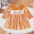 thumbnail image 2 of Gibobby Toddler Girl Dress Toddle Baby Girl Dress Ruffle Summer Sleeveless Dresses Floral Sundress Photoshoot Outfit(3-4 Years,Orange), 2 of 7