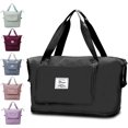 thumbnail image 1 of Large foldable suitcase, lightweight and waterproof suitcase with fixed strap, foldable suitcase with dry and wet compartments [ch], 1 of 5