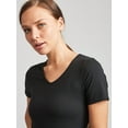 thumbnail image 4 of Kalon Women 4-Pack V-Neck T-Shirt Base Layer, 4 of 6