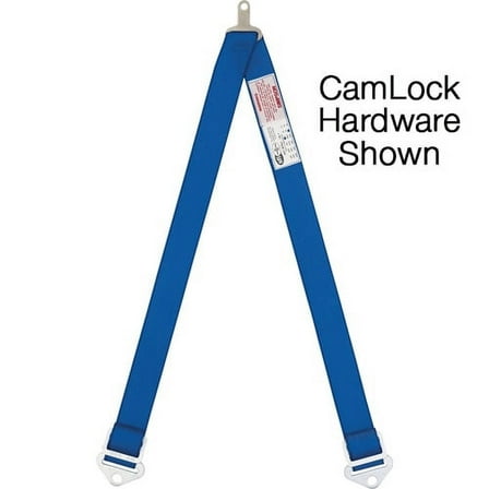 Simpson Racing 31014R Anti Submarine Belt (Bolt-In) - Dual - Latch/Link - SFI 16.1 - 27 inch - Red - Each