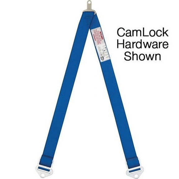 Simpson Racing 31014R Anti Submarine Belt (Bolt-In) - Dual - Latch/Link - SFI 16.1 - 27 inch - Red - Each