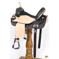 thumbnail image 5 of 17 In Flex Tree Western Horse Saddle American Leather Trail Barrel By Hilason, 5 of 8