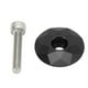 thumbnail image 2 of Cubierta Superior Para Vástago De Bicicleta, Cubierta Superior Para Auriculares De Bicicleta Con Revestimiento Al Vacío De PVD Sin Deformación, Dureza Mejorada Para Reparación Mgaxyff Negro, 2 of 8