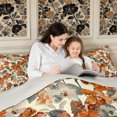 thumbnail image 4 of Manfei Botanical Flower Twin Comforter Sets 2pcs,Spring Garden Bedding Set,1 Comforter and 1 Pillowcase,Reversible, 4 of 6