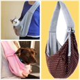 thumbnail image 5 of Pet Puppy Carrier Bag, Cats Puppy Travel Shoulder Bag, Adjustable Padded Strap Tote Bag for Outdoor, 5 of 5