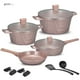 thumbnail image 2 of Batería de Cocina Antiadherente de Mármol Kochstelle Basics Modern 13 Piezas Rosa, 2 of 8