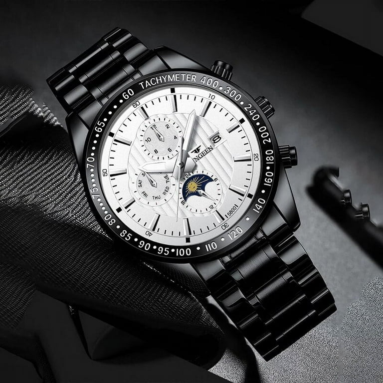 FNGEEN Original Watch for Men s Waterproof Stainless Steel