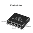 thumbnail image 6 of 1000Mbps Ethernet Adapter LAN Internet Splitter Cat 6 RJ45 Gigabit Switch for PC Laptop TV Box Router 1 to 4, 6 of 7