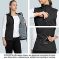thumbnail image 3 of 33,000ft Women's Lightweight Running Vest Outerwear with Pockets, Windproof Sleeveless Jacket for Golf Hiking Travel, 3 of 7
