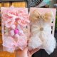 thumbnail image 3 of Conjunto de diademas elásticas para bebés y niñas, accesorios para el cabello, lazo, flor, regalo de Navidad, 3 unidades, 3 of 5