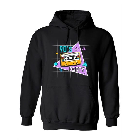 Nineties Party Hoodie Women -Image by Shutterstock, Female 3X-Large
