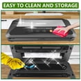 thumbnail image 2 of Vacuum Sealer Machine, HODAY 80kPa Food Preservation Sealing Machine with Built-in Cutter & Roll Storage, Dry Moist Mode, Food St, 2 of 5