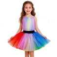 thumbnail image 6 of EnJoCho Toddler Girl Tutu Skirt Girl's Tutu Tulle Skirt Fancy Dress Up Par𝗍y Dancing Fashion Pleated Gauze Short Skirts 80s Cosplay Skirt, 6 of 7