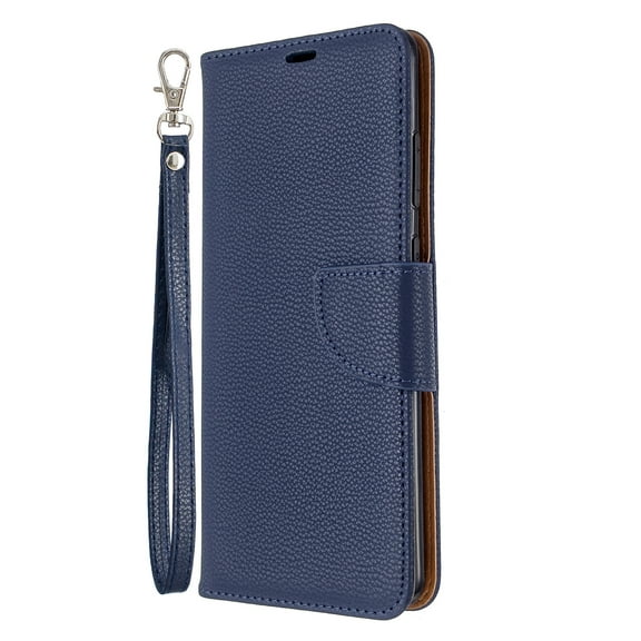 Galaxy S20 Plus Case 6.7" (2020), Allytech PU Leather Lightweight Magnetic Closure Kickstand Detachable Wrist Strap Cards Slots Folio Flip Wallet Case Cover for Samsung Galaxy S20 5G,Blue