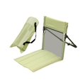thumbnail image 3 of Silla de suelo con respaldo, silla de camping, silla de arena, silla plegable para adultos Verde, 3 of 8