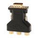 thumbnail image 3 of 3- VGA 15 Adaptador de Enchufe Ames RGB RsVsBs YPbPr Compatibilidad de Video Computadora Conectada Lapptop Home Theater TV DVD RGB Soledad Adaptador RCA a VGA, 3 of 5
