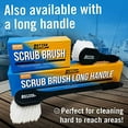 thumbnail image 7 of Stiff Hand Scrub Brush Tire Brush Heavy Duty Outdoor Boat Scrub Brush Handled Wheel and Tire Cleaning Brush Carpet Brush Scrubber All Purpose Cleaning (Short Handle), 7 of 7